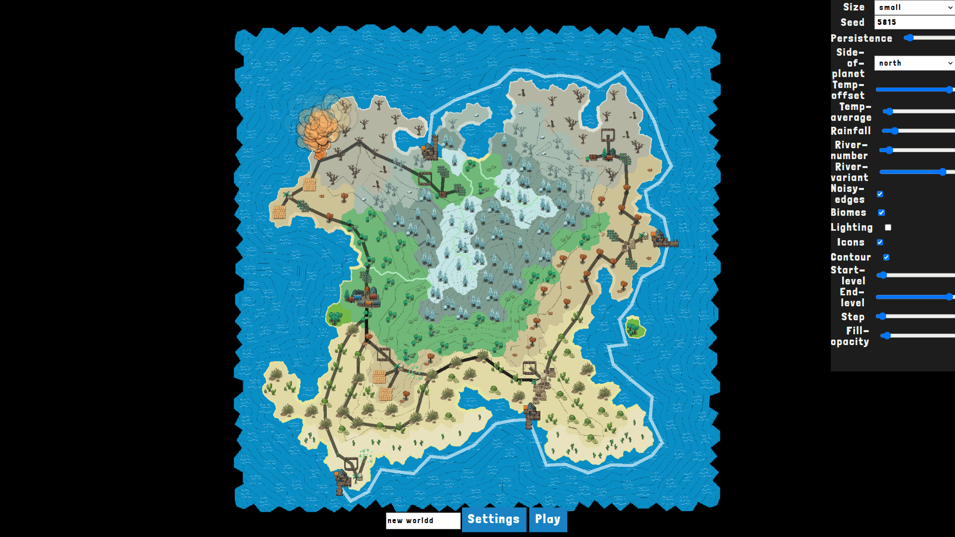 Explore diverse biomes, travel by land or sea, and face endless opportunities and dangers!