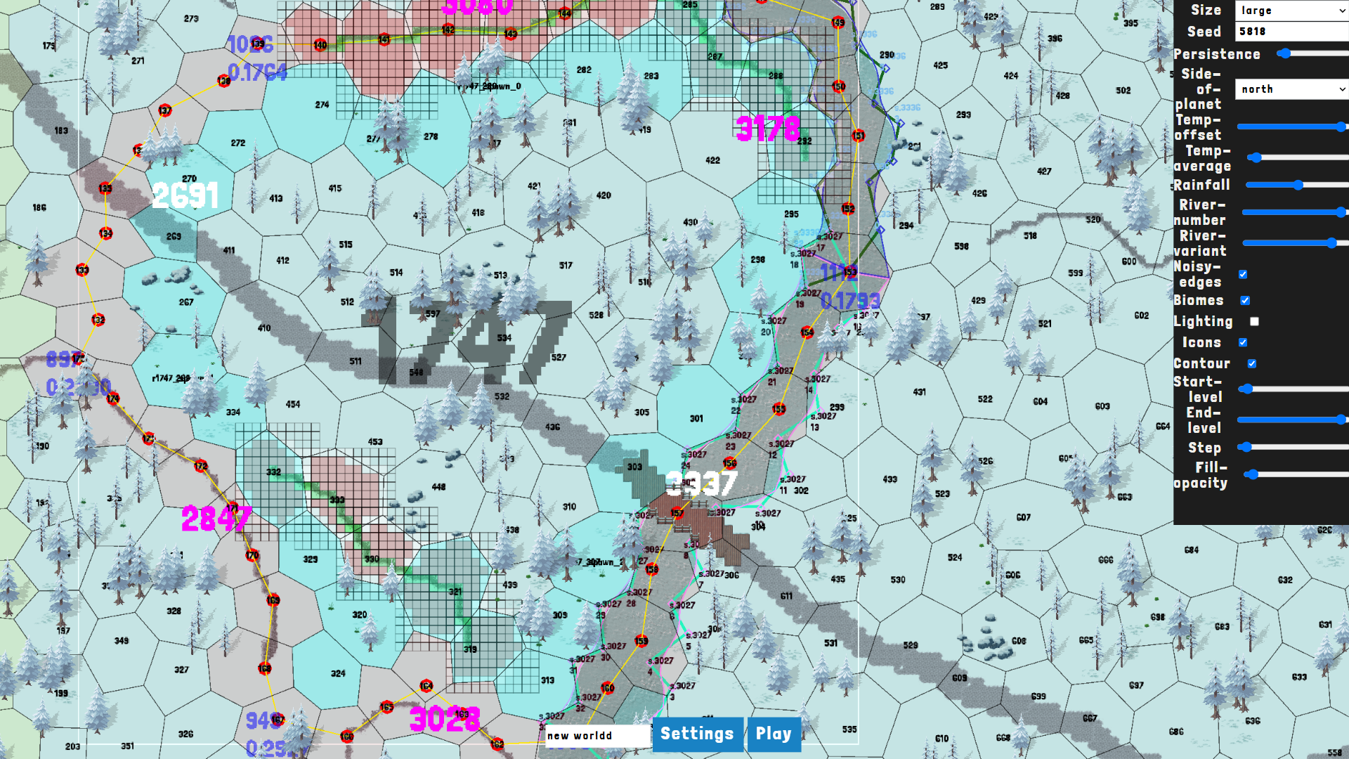 Region A River Shape Debug
