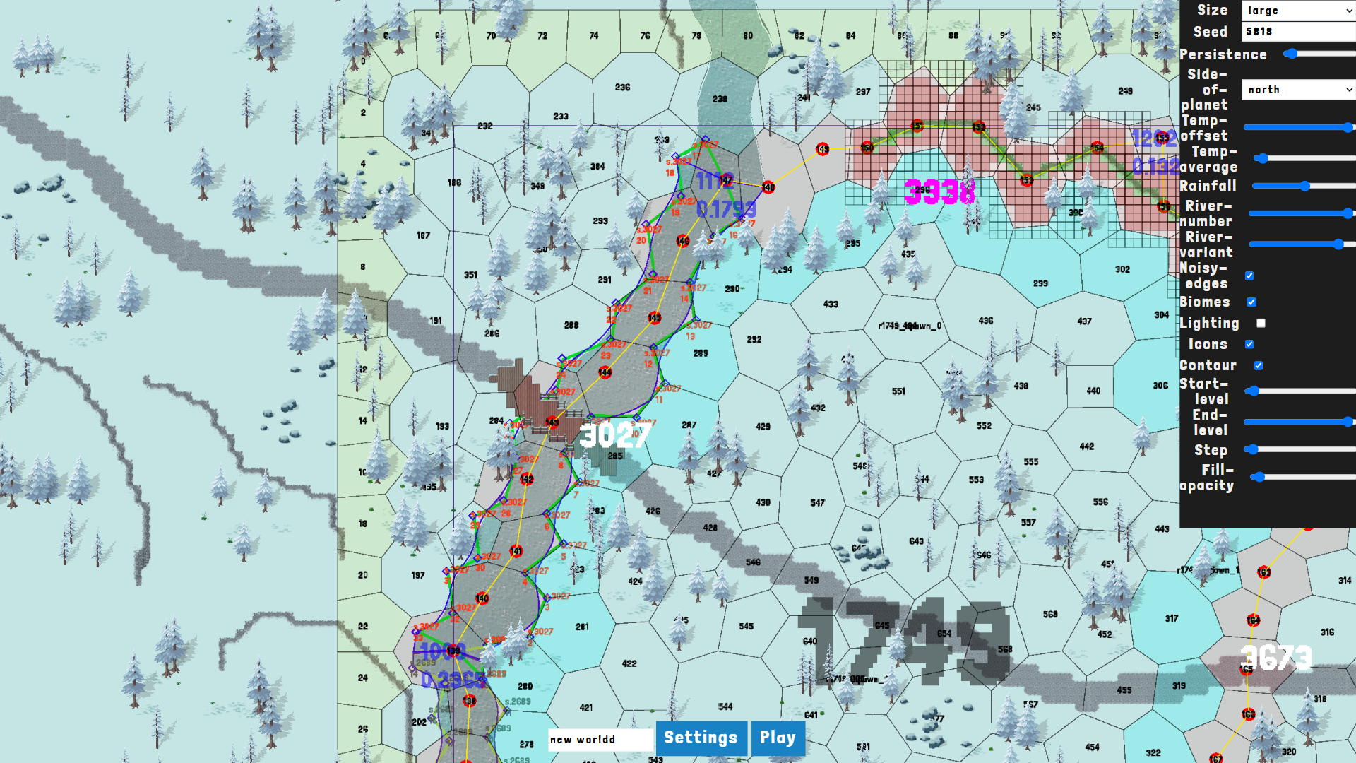 Region B River Shape Debug